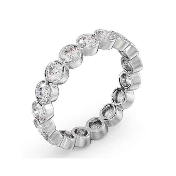 Eternity Ring Emily 18K White Gold Diamond 2.00ct H/Si - Image 2