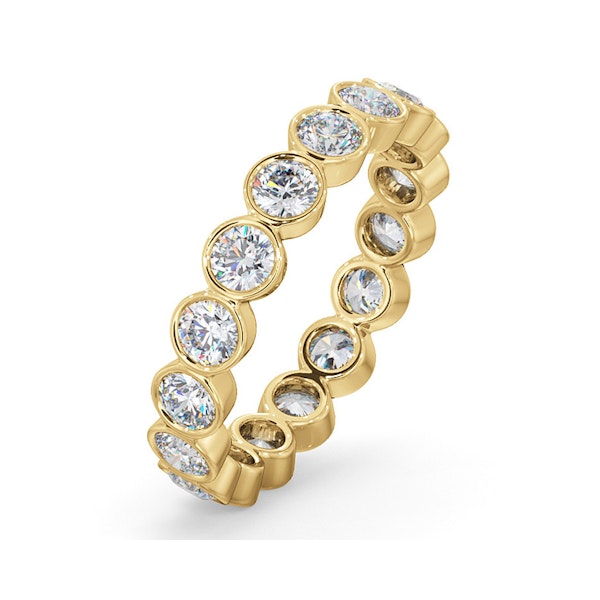 Eternity Ring Emily 18K Gold Diamond 2.00ct H/Si - Image 1