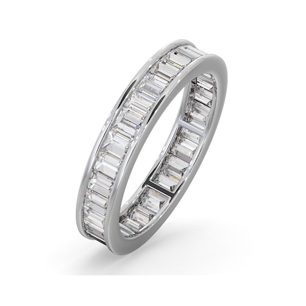 Eternity Ring Grace 18K White Gold Diamond 1.50ct H/Si - Image 1