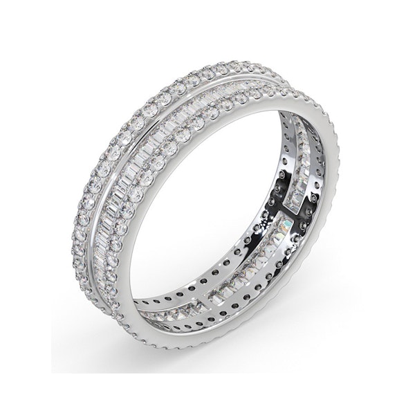 Eternity Ring Katie Platinum Diamond 1.00ct H/Si - Image 2