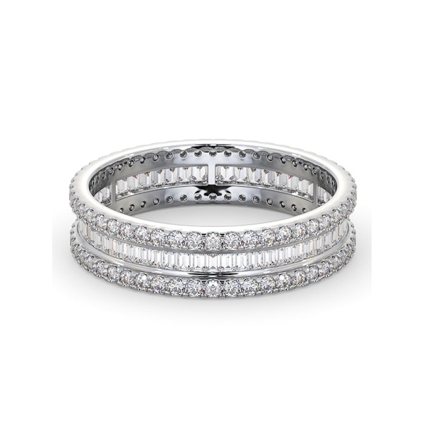 Eternity Ring Katie Platinum Diamond 1.00ct H/Si - Image 3