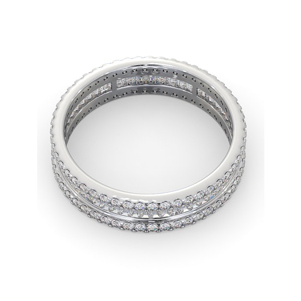 Eternity Ring Katie 18K White Gold Diamond 1.00ct H/Si - Image 4
