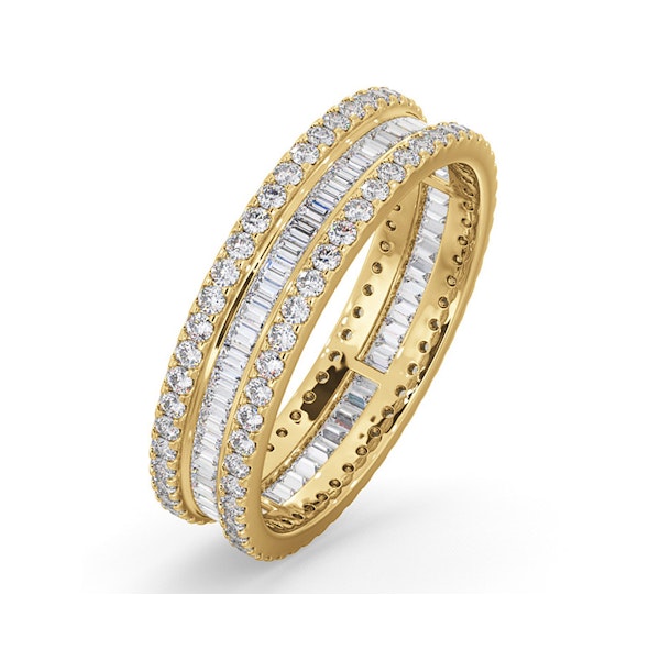Eternity Ring Katie 18K Gold Diamond 1.00ct G/Vs - Image 1