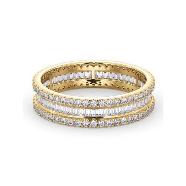 Eternity Ring Katie 18K Gold Diamond 1.00ct H/Si - Image 3