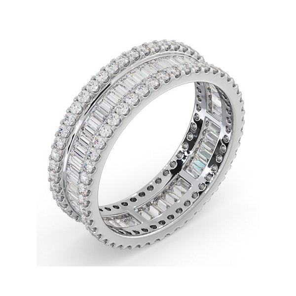 Eternity Ring Katie 18K White Gold Diamond 2.00ct H/Si - Image 2