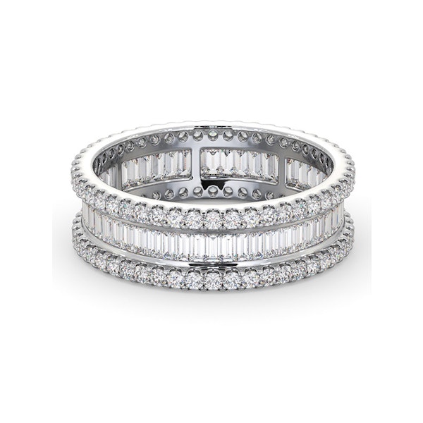 Eternity Ring Katie Platinum Diamond 2.00ct H/Si - Image 3