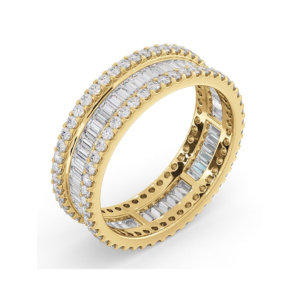 Eternity Ring Katie 18K Gold Diamond 2.00ct H/Si - Image 2