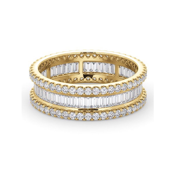 Eternity Ring Katie 18K Gold Diamond 2.00ct H/Si - Image 3