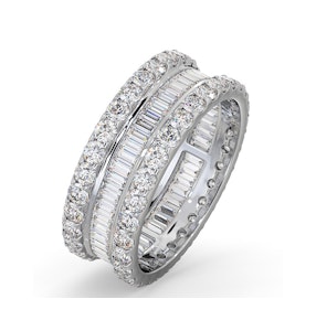 Eternity Ring Katie Platinum Diamond 3.00ct G/Vs - Size N