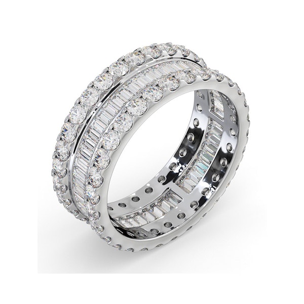 Eternity Ring Katie 18K White Gold Diamond 3.00ct G/Vs - Image 2