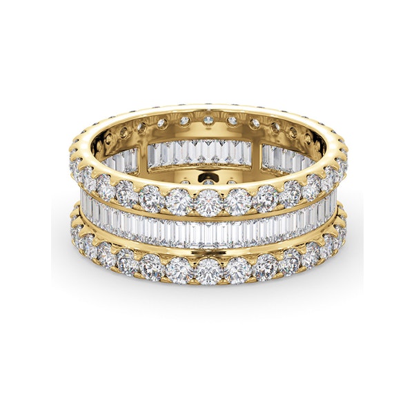 Eternity Ring Katie 18K Gold Diamond 3.00ct G/Vs - Image 3