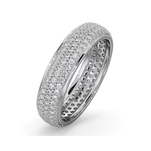 Eternity Ring Sara Platinum Diamond 1.00ct H/Si