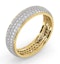 Eternity Ring Sara 18K Gold Diamond 1.00ct H/Si - image 2