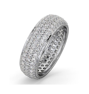 Eternity Ring Sara 18K White Gold Diamond 2.00ct H/Si