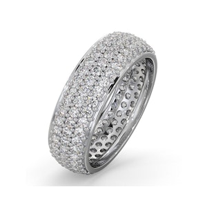 Eternity Ring Sara 18K White Gold Diamond 2.00ct G/Vs
