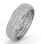 Eternity Ring Sara Platinum Diamond 2.00ct H/Si - image 1