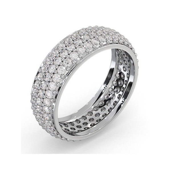 Eternity Ring Sara 18K White Gold Diamond 2.00ct H/Si - Image 2