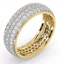 Eternity Ring Sara 18K Gold Diamond 2.00ct H/Si - image 2
