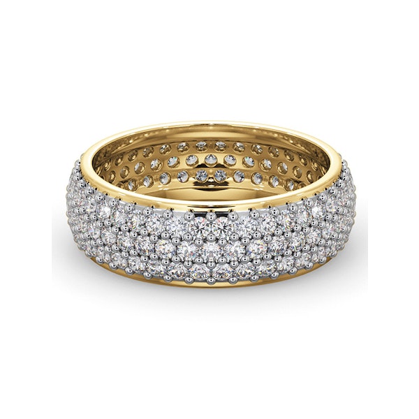 Eternity Ring Sara 18K Gold Diamond 2.00ct G/Vs - Image 3