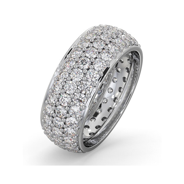 Eternity Ring Sara Platinum Diamond 3.00ct H/Si - Image 1