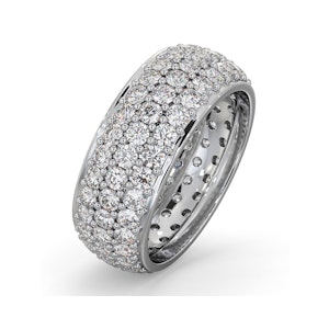 Eternity Ring Sara 18K White Gold Diamond 3.00ct H/Si