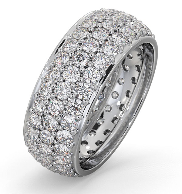 Eternity Ring Sara 18K White Gold Diamond 3.00ct G/Vs - image 1