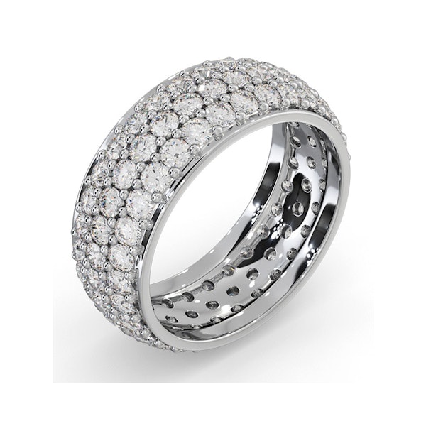 Eternity Ring Sara Platinum Diamond 3.00ct H/Si - Image 2