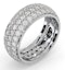 Eternity Ring Sara 18K White Gold Diamond 3.00ct H/Si - image 2
