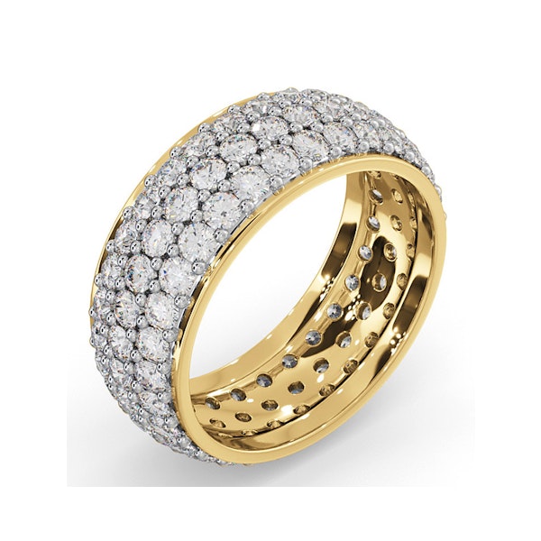 Eternity Ring Sara 18K Gold Diamond 3.00ct H/Si - Image 2