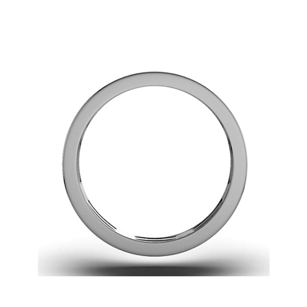 Mens 1ct G/Vs Diamond 18K White Gold Full Band Ring - Image 3