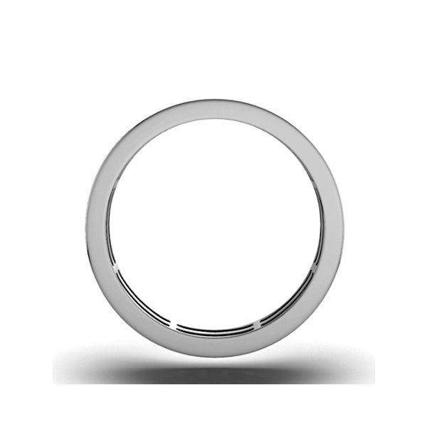 Mens 2ct H/Si Diamond 18K White Gold Full Band Ring - Image 3