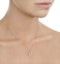 9K Gold Diamond Initial 'Q' Necklace 0.05ct - image 4