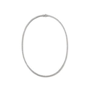 2.50ct Lab Diamond Tennis Necklace in 9K White Gold H/SI