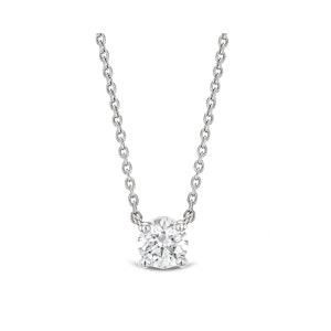 Wanderlust Floating Lab Diamond Solitaire Necklace 0.25ct H/SI in Silver