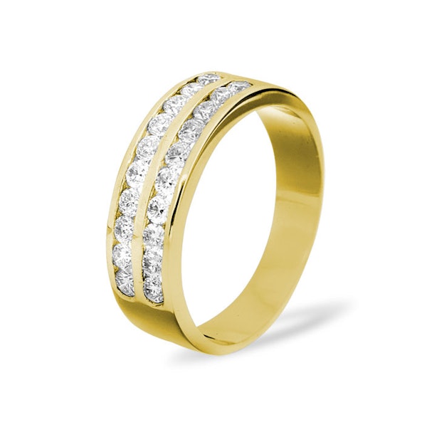 LUCY 18K Gold Diamond ETERNITY RING 1.00CT H/SI - Image 1