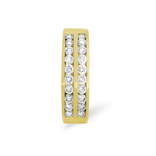 LUCY 18K Gold Diamond ETERNITY RING 0.50CT H/SI - Image 2