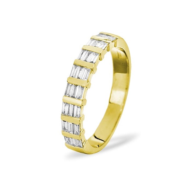 SKYE 18K Gold Diamond ETERNITY RING 0.50CT H/SI - Image 1