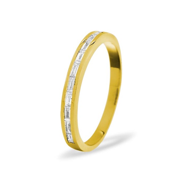 LILY 18K Gold Diamond ETERNITY RING 0.50CT G/VS - Image 1