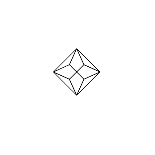 18K White Gold Lab Diamond Set Mount and Half Eternity Ring (0.70ct) - SIZE N - Image 1