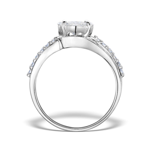 Engagement Ring Galileo 2.00ct Look Diamonds 18K White Gold N4480 - Image 2