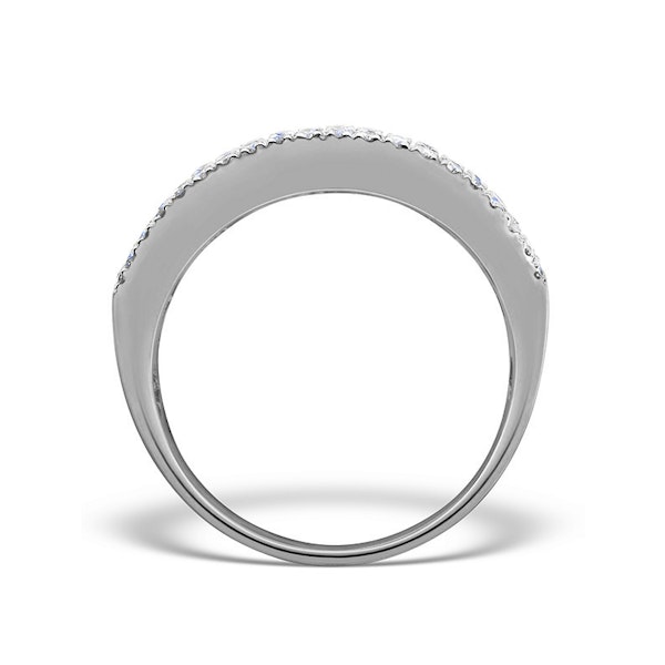 Diamond 1.00ct And Platinum Half Eternity Ring - S3478 - Image 2