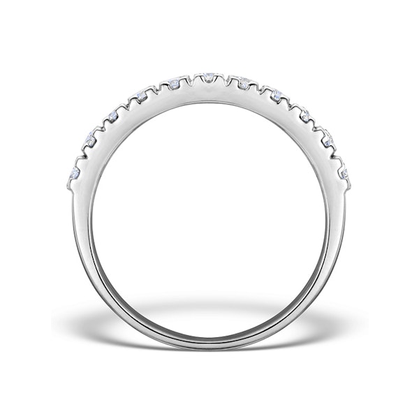 2 Row Diamond 1.00ct And Platinum Half Eternity Ring - S3482 - Image 2