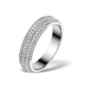 Diamond Eternity Ring - Cosmopolitan - 0.53ct 18K White Gold - SIZE L