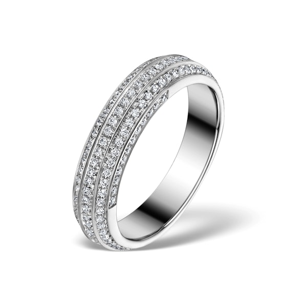 Diamond Eternity Ring - Cosmopolitan - 0.53ct 18K White Gold - SIZE L - Image 1
