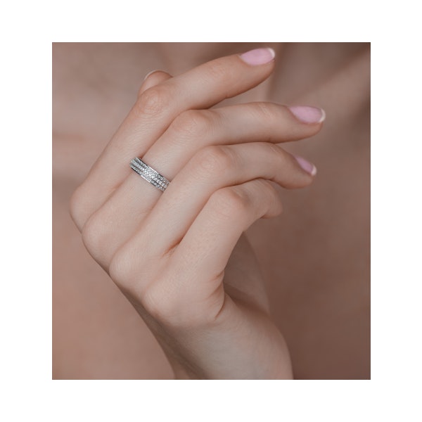 Diamond Eternity Ring - Cosmopolitan - 0.53ct 18K White Gold - SIZE L - Image 3
