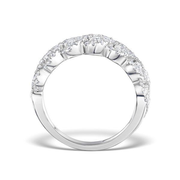 Lab Diamond Weave Ring 1CT H/Si in 9K Gold - N4545Y - Image 2