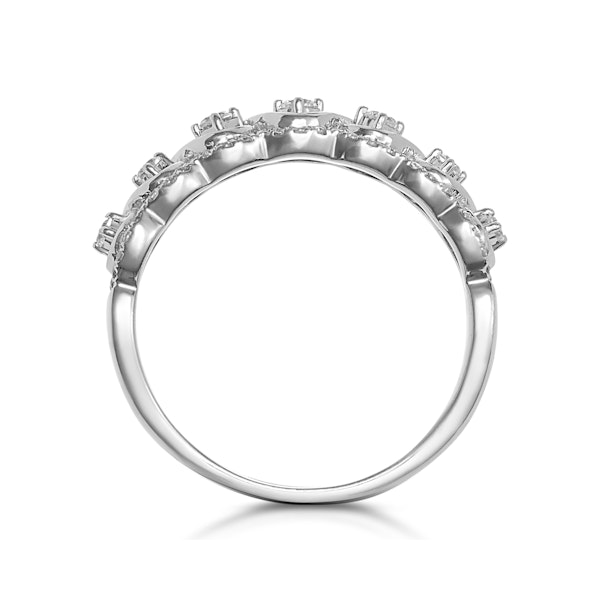 Ariane Diamond Half Eternity Ring 0.40ct Set in 18K White Gold - Image 3