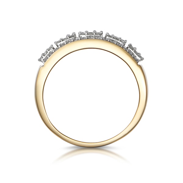 0.85ct Diamond Asteria Collection Baguette Eternity Ring in 18K Gold - Image 2