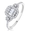 0.50ct Vintage Asteria Collection Diamond Ring in 18K White Gold - image 1