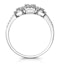 0.50ct Vintage Asteria Collection Diamond Ring in 18K White Gold - image 2